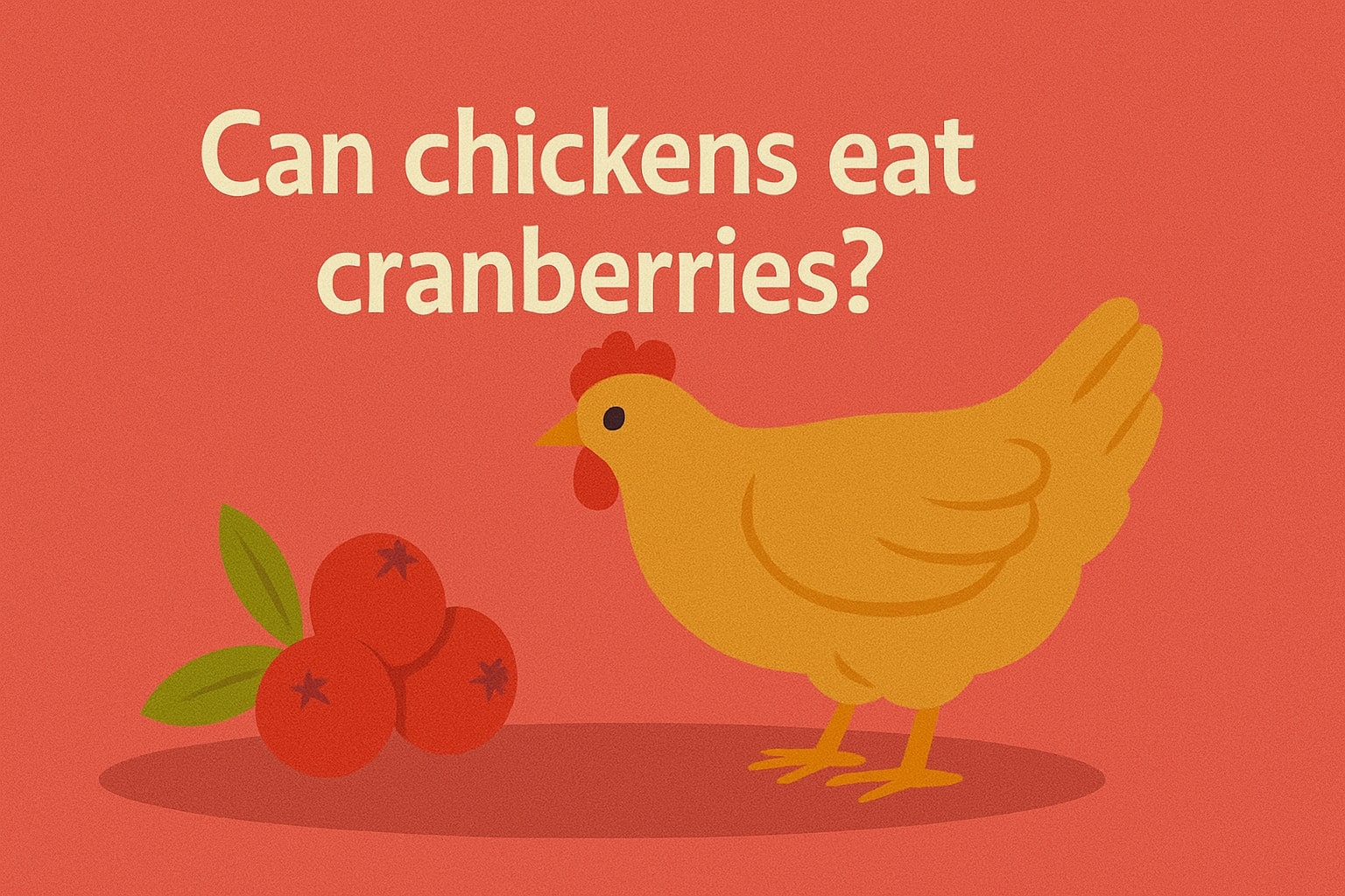 Can chickens eat cranberries? Fresh Winter Treat for Your Flock ...